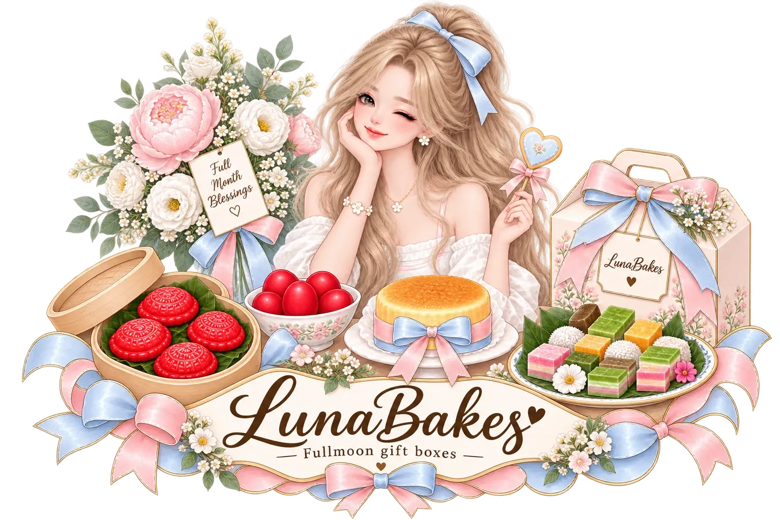Luna Bakes — Fullmoon gift boxes